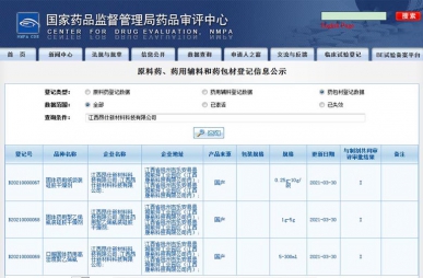 通過國家藥品監(jiān)督局備案